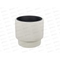 Кашпо  СТРИП 40л со вставкой Кремовый М3414 *1