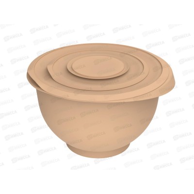 Миска для взбивания с крышкой "Кулинар" 5,3л (какао) АП 1059 *36 Миска для взбивания с крышкой "Кулинар" 5,3л (какао) АП 1059 *36