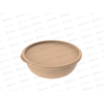 Миска 1,3л с крышкой "Шарм" (какао) АП 579 *50 Миска 1,3л с крышкой "Шарм" (какао) АП 579 *50