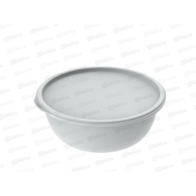 Миска 2,3л с крышкой &quotШарм&quot (серый) АП 576  *30