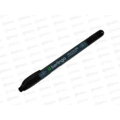 Маркер Berlingo РЕ55 Multiline,черн. 05-1мм *10