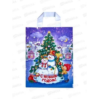 Пак. сумка НГ 28*35 Потеха *25/500