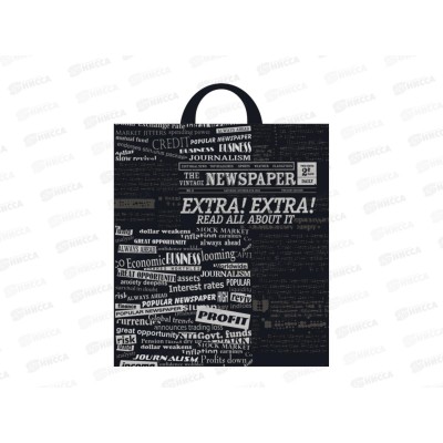 Пак. сумка ПНД 31*35 Журналистка *25/250