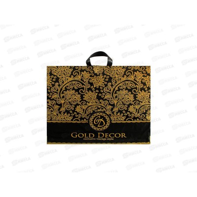 Пак. сумка 60*50 Голд декор *25/250