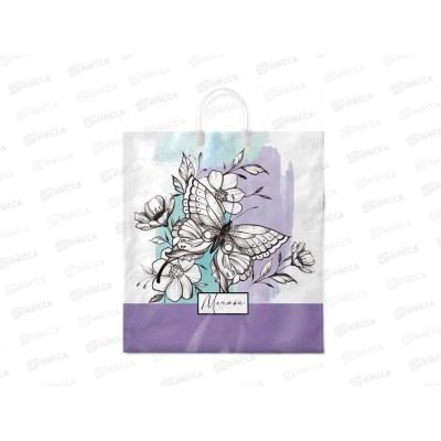 Пакет с пласт руч 40*44 Зазеркалье *5/100