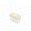 Контейнер для сыпучих продуктов 1л, слоновая кость,АП 733 (170х85х105) *63 Контейнер для сыпучих продуктов 1л, слоновая кость,АП 733 (170х85х105) *63