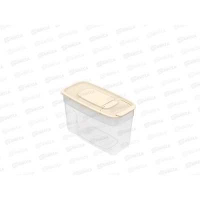 Контейнер для сыпучих продуктов 1л, слоновая кость,АП 733 (170х85х105) *63