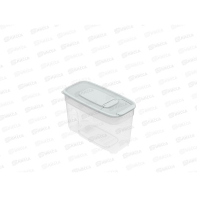 Контейнер для сыпучих продуктов 1л, серый, АП 1130 (170х85х105мм)  *63