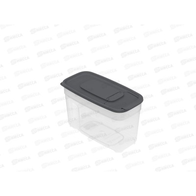 Контейнер для сыпучих продуктов 1л, графит, АП 542 (170х85х105мм) *63 Контейнер для сыпучих продуктов 1л, графит, АП 542 (170х85х105мм) *63