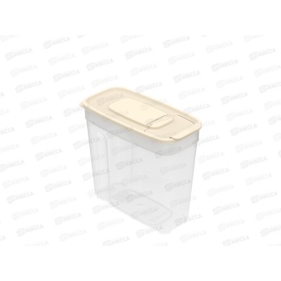 Контейнер для сыпучих продуктов 1,4л, слон. кость, АП 734 (170х85х155мм) *49