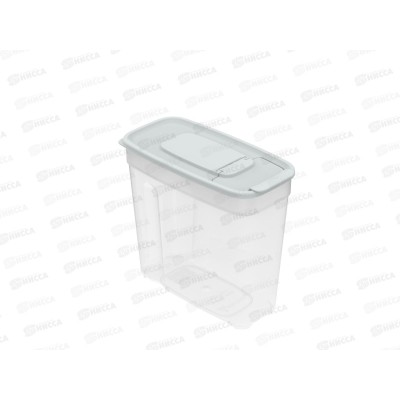 Контейнер для сыпучих продуктов 1,4л, серый, АП 1131 (170х85х155) *49 Контейнер для сыпучих продуктов 1,4л, серый, АП 1131 (170х85х155) *49
