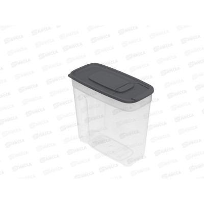 Контейнер для сыпучих продуктов 1,4л, графит, АП 543 (170х85х155) *49