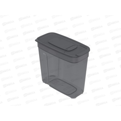 Контейнер для сыпучих продуктов 1,4л, дымчатый, АП 1135 (170х85х155мм) *49