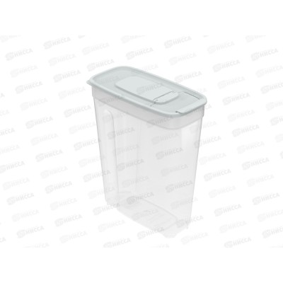 Контейнер для сыпучих продуктов 1,8л, серый, АП 1132 (170х85х205мм) *50 Контейнер для сыпучих продуктов 1,8л, серый, АП 1132 (170х85х205мм) *50