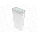 Контейнер для сыпучих продуктов 2,2л, серый, АП 1133 (170х85х265мм) *48 Контейнер для сыпучих продуктов 2,2л, серый, АП 1133 (170х85х265мм) *48