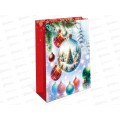 Пакет бумажный подарочный Новый год 26*32*12 0193.548