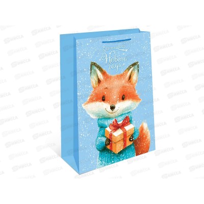 Пакет бум. подарочный НГ 26*32*12 0193.551