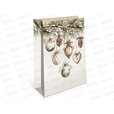 Пакет бум. подарочный НГ 26*32*12 0193.599