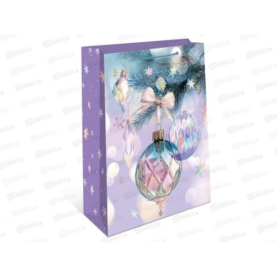 Пакет бум. подарочный НГ 26*32*12 0193.619