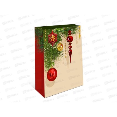 Пакет бум. подарочный НГ 33*42,5*10 0195.606