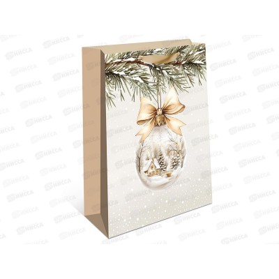 Пакет бум. подарочный стандарт плюс НГ 33*42,5*10 1318.927