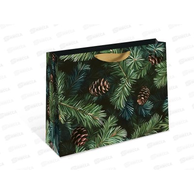 Пакет бум. подарочный стандарт плюс НГ 23*17,8*9,8 1320.922