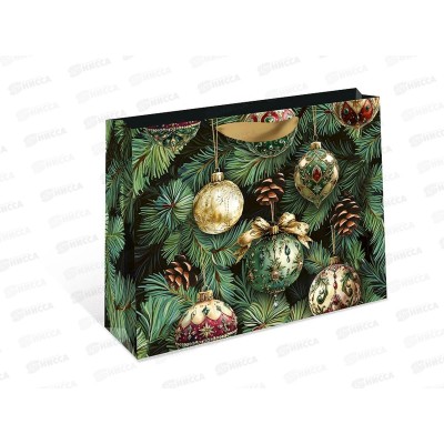 Пакет бум. подарочный стандарт плюс НГ 32*26*12 1322.921