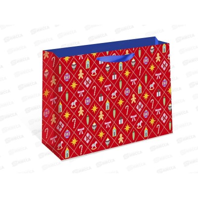 Пакет бум. подарочный стандарт плюс НГ 50*40*25 1327.930