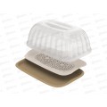 Контейнер для продуктов с вкладышем-сушилкой (хлебница), АП 611 *30(406х266х167мм)