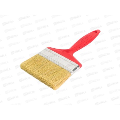 Кисть плоская "Классик-Стандарт" нат.щет плас.ручка 100мм 0111126 *12 Кисть плоская "Классик-Стандарт" нат.щет плас.ручка 100мм 0111126 *12