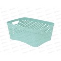Корзинка &quotРомбики&quot М мята, АП 463  (290х210х120мм)