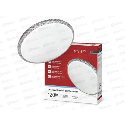 Светильник светодиодный серии DECO MYSTERY 120Вт 230В 6500К 12600Лм 500х73мм IN HOME