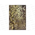 Ежедневник ФЕН А5  80л.,DIARY рептилия в золоте 68061  *20