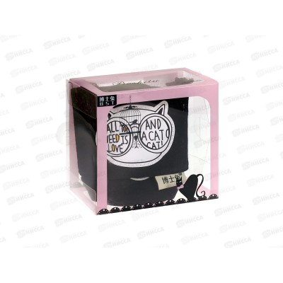 Пенал-тубус Alingar Cat черный AL11162/1