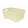 Корзинка "Ромбики" L ваниль, АП 446  (330х240х145мм)
