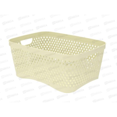 Корзинка "Ромбики" L ваниль, АП 446 (330х240х145мм) Корзинка "Ромбики" L ваниль, АП 446 (330х240х145мм)