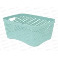Корзинка &quotРомбики&quot L мята, АП 465  (330х240х145мм)