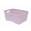 Корзинка "Ромбики" L пепел розы, АП 466  (330х240х145мм)