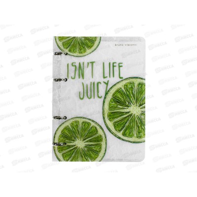 Тетрадь 80л кл. АЛЬТ Fresh&fruity Лайм, на кольцах 7-80-633/08*16