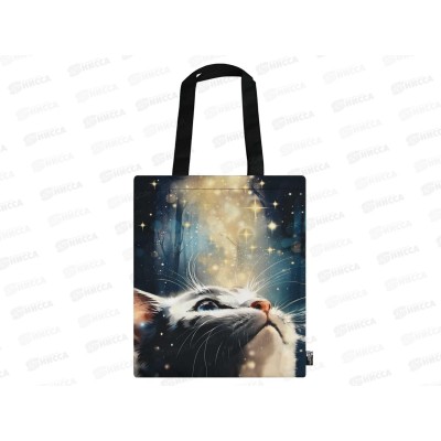 Сумка-шоппер ФЕН Кот со звездами, 35*45см 69204 Сумка-шоппер ФЕН Кот со звездами, 35*45см 69204