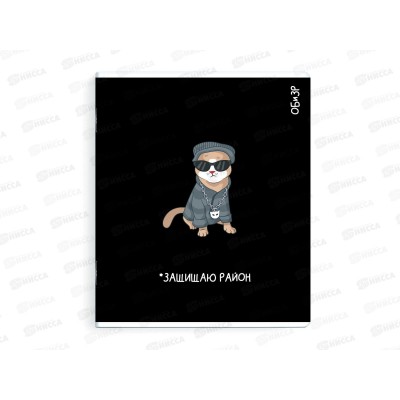 Тетрадь 48л кл. ФЕН Коты мемы. ОБиЗР, 69834 *16/48 Тетрадь 48л кл. ФЕН Коты мемы. ОБиЗР, 69834 *16/48