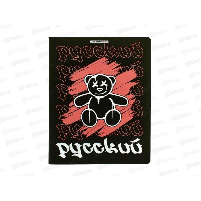 Тетрадь 48л лин. АКАД Мишки. Русский язык,  EAC-15584 *20/60 Тетрадь 48л лин. АКАД Мишки. Русский язык,  EAC-15584 *20/60