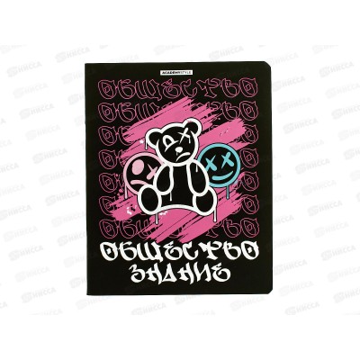 Тетрадь 48л кл. АКАД Мишки. Обществознание,  EAC-15583 *20/60