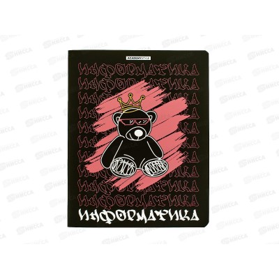 Тетрадь 48л кл. АКАД Мишки. Информатика,  EAC-15580 *20/60