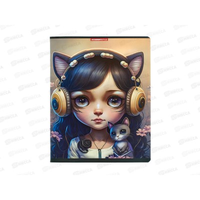 Тетрадь 48л кл. АКАД Милый котэ EAC-13091/5 *20/60