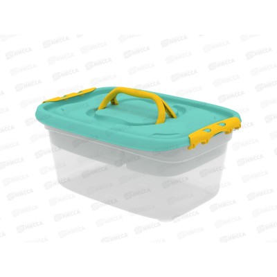 Унибокс с вкладышем 20л прозрачный (468х342х211мм), АП 431