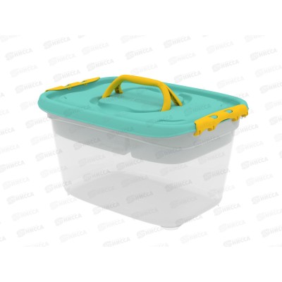 Унибокс с вкладышем 24л прозрачный (468х342х256мм), АП 432 Унибокс с вкладышем 24л прозрачный (468х342х256мм), АП 432