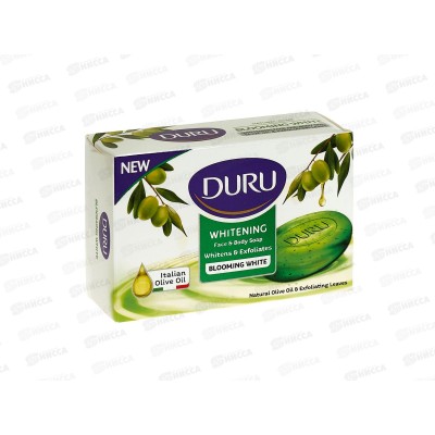 ДУРУ Natural Olive мыло 140г Blooming White *24/792/3168