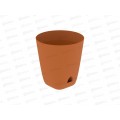 Кашпо &quotГранд&quot 4л карамель (с поддоном) D-19см, H-20см, АП 1196  *54