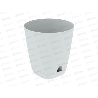 Кашпо "Гранд" 8л серый (с поддоном) D-24см, H-25см, АП 1187 *22 Кашпо "Гранд" 8л серый (с поддоном) D-24см, H-25см, АП 1187 *22